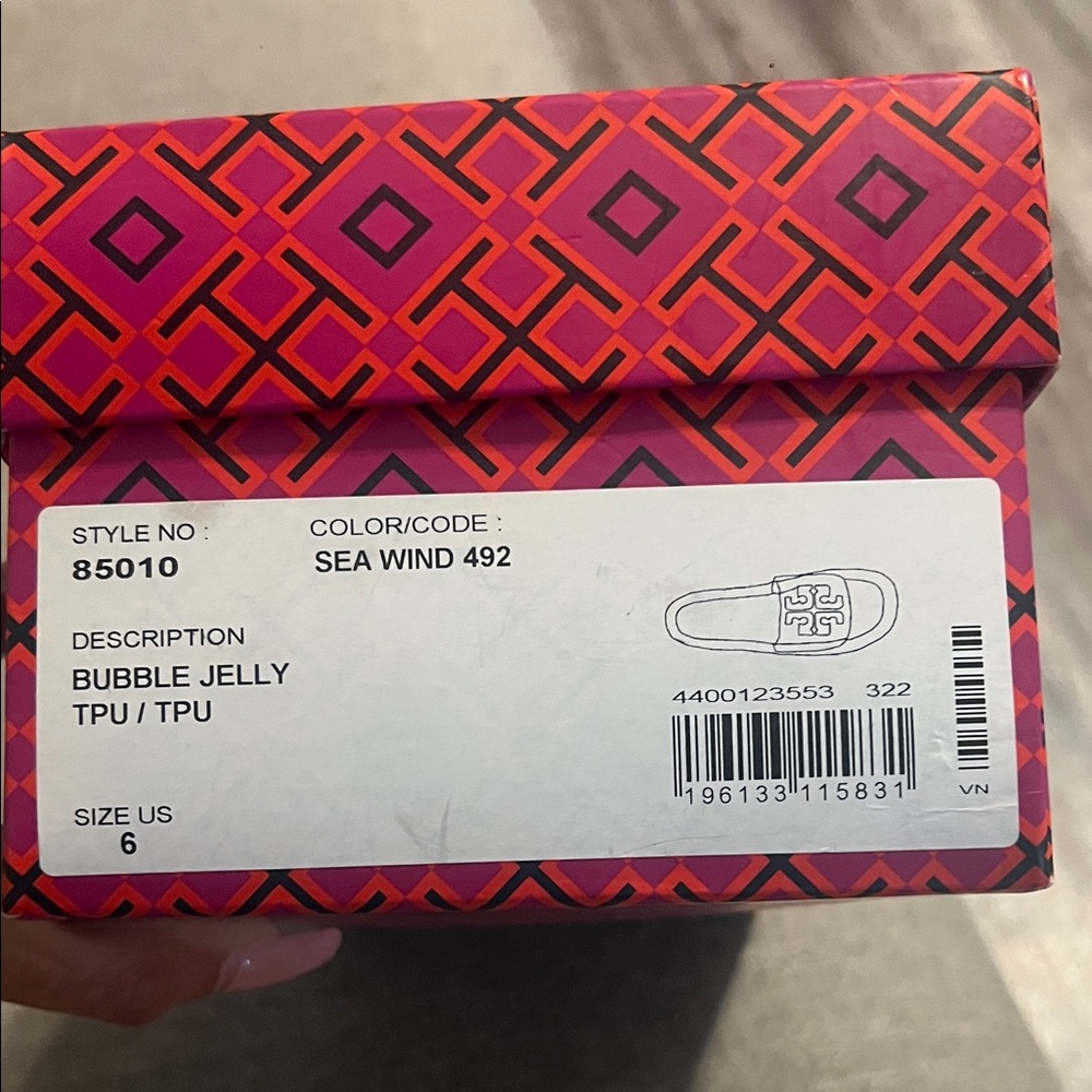 Tory Burch bubble Jelly slides
